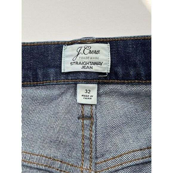 J. Crew Straightaway High Rise Straight Leg Button Fly Loose Fit Jeans size 32 - Picture 5 of 7